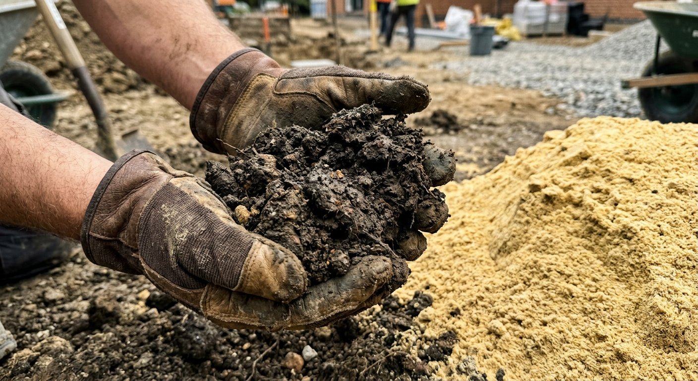 Czy można wykorzystać grunt z wykopu pod fundamenty zamiast kupować piasek zasypowy?