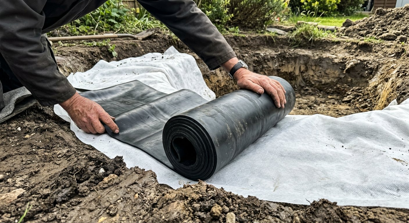 Czym uszczelnić lub odizolować dno stawu i zbiornika wodnego?