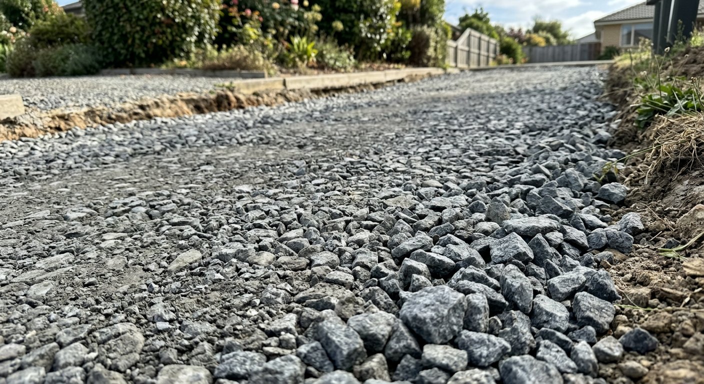 Kruszywo na podjazd i parking przydomowy – jak ułożyć warstwy, aby nawierzchnia nie zapadała się pod kołami?